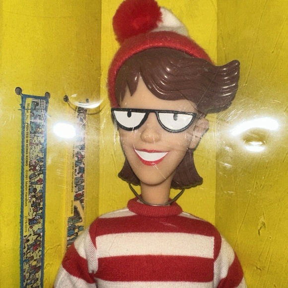VINTAGE NIB 1991 Mattel 18" Where's Waldo Wenda Doll **TOP OF BOX DAMAGED** - Picture 1 of 12
